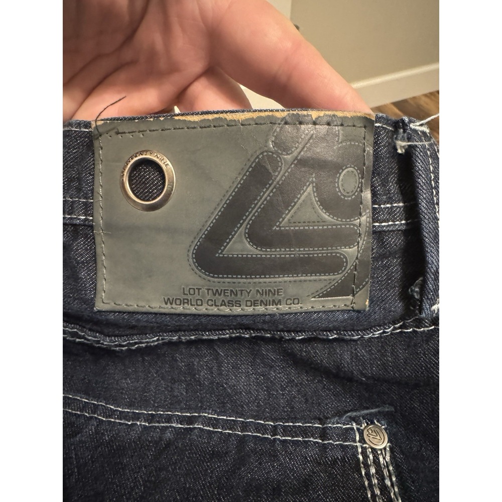 Lot Twenty Nine Men's Denim Jeans Dark Size 40x32 Lot 29 - Picture 5 of 6